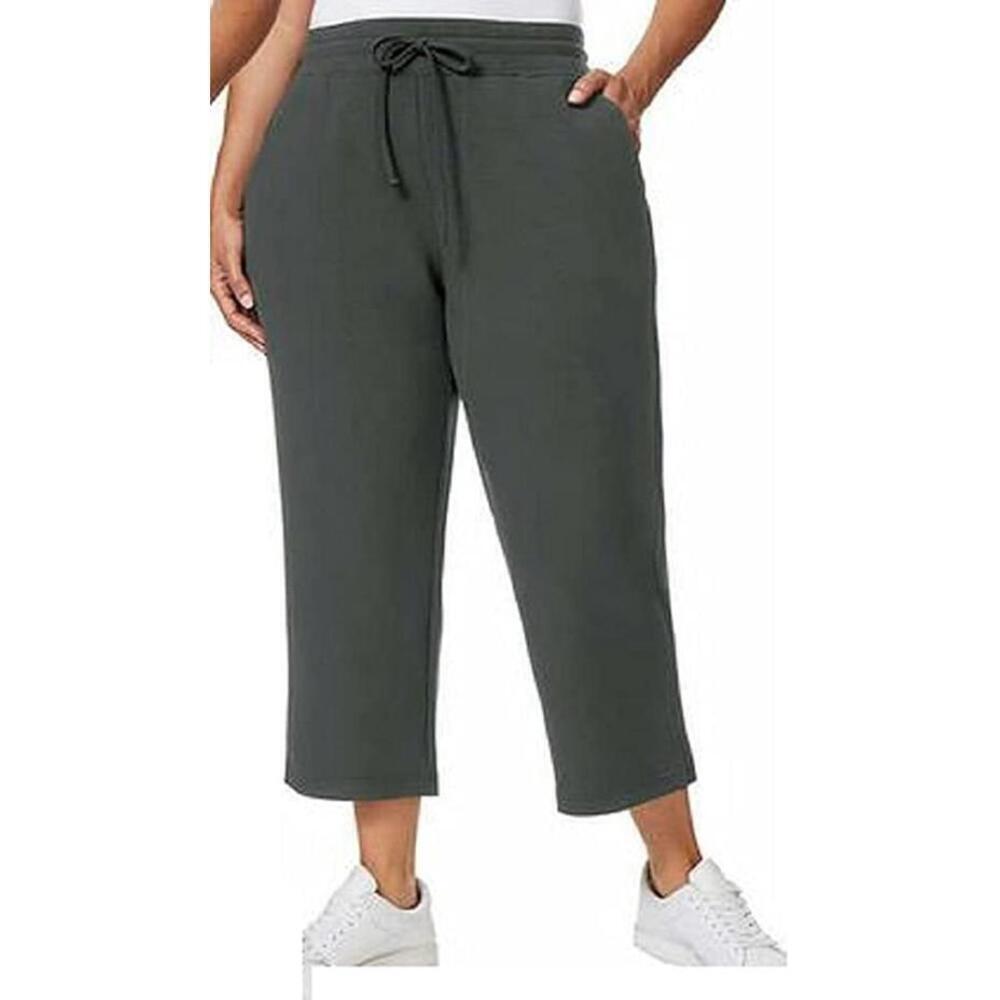 32 Degrees Womens Soft Fleece Knit Capri Pants Size 2X